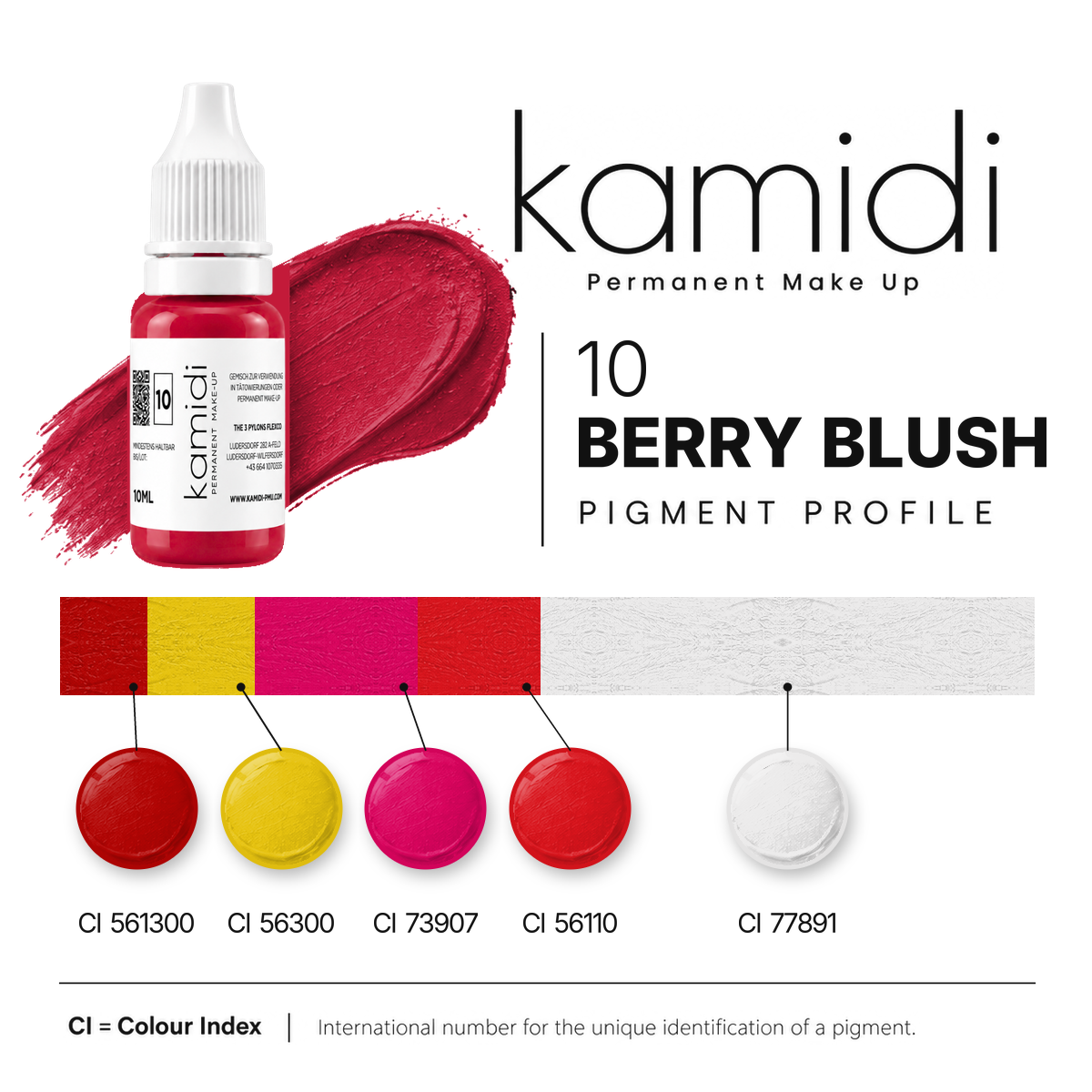 Kamidi 10 - Berry Blush | PMU Lippenpigment