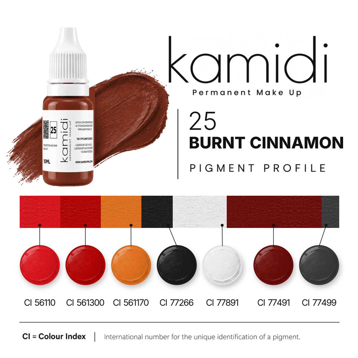 Kamidi 25 Burnt Cinnamon | PMU Lippenpigment