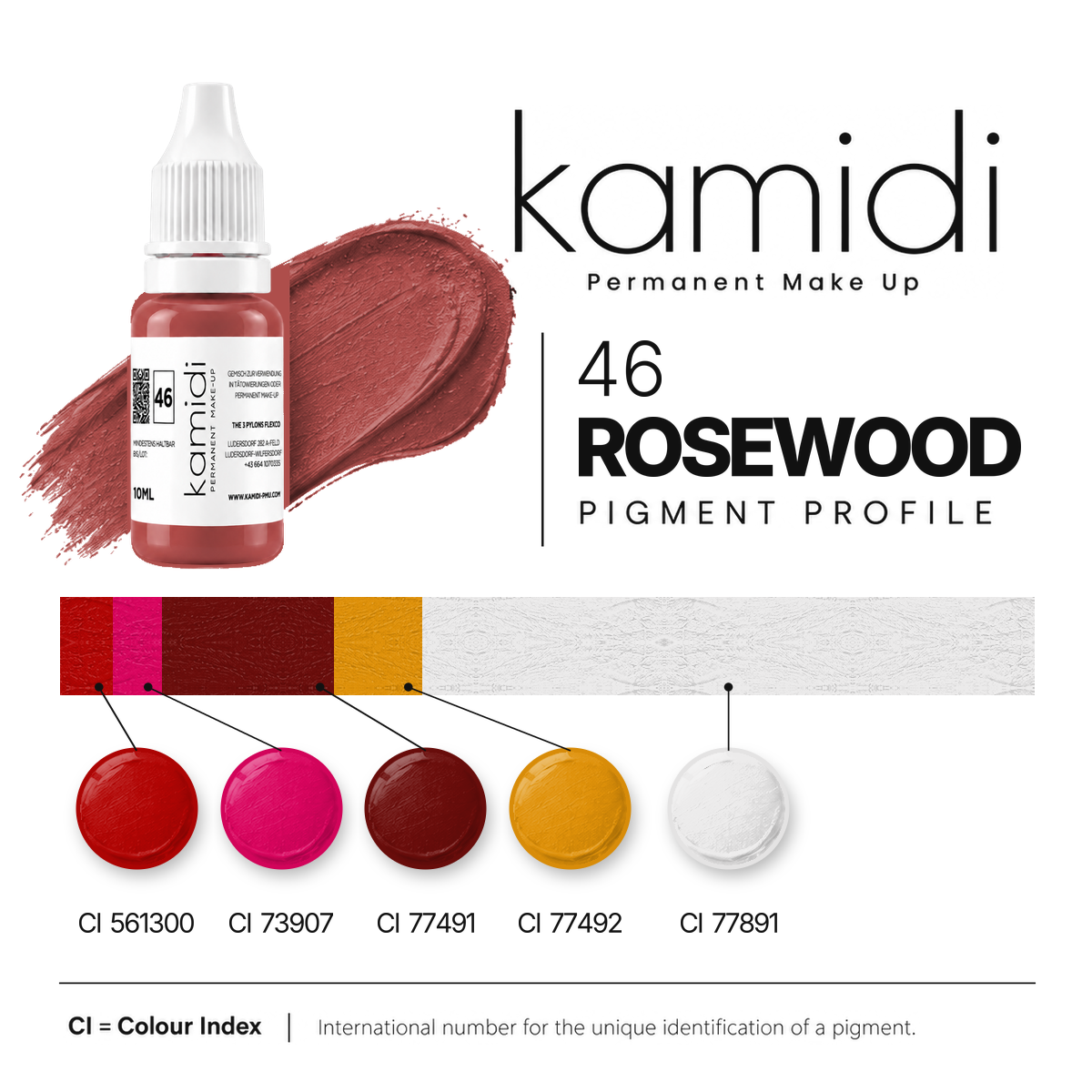 Kamidi 46 - Rosewood | PMU Lippenpigment