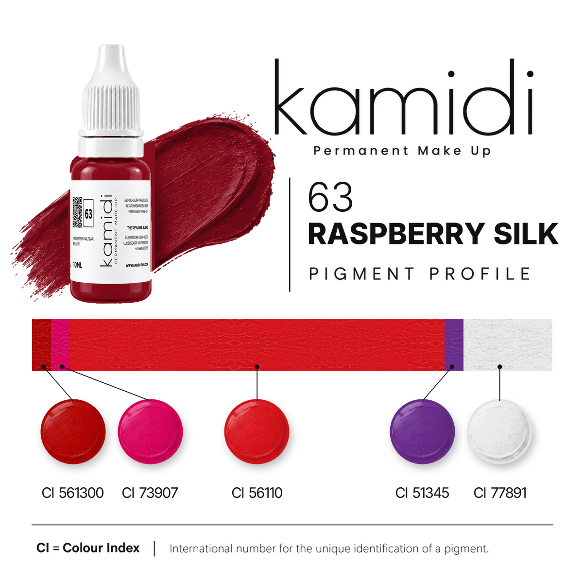 Kamidi 63 - Raspberry Silk | PMU Lippenpigment