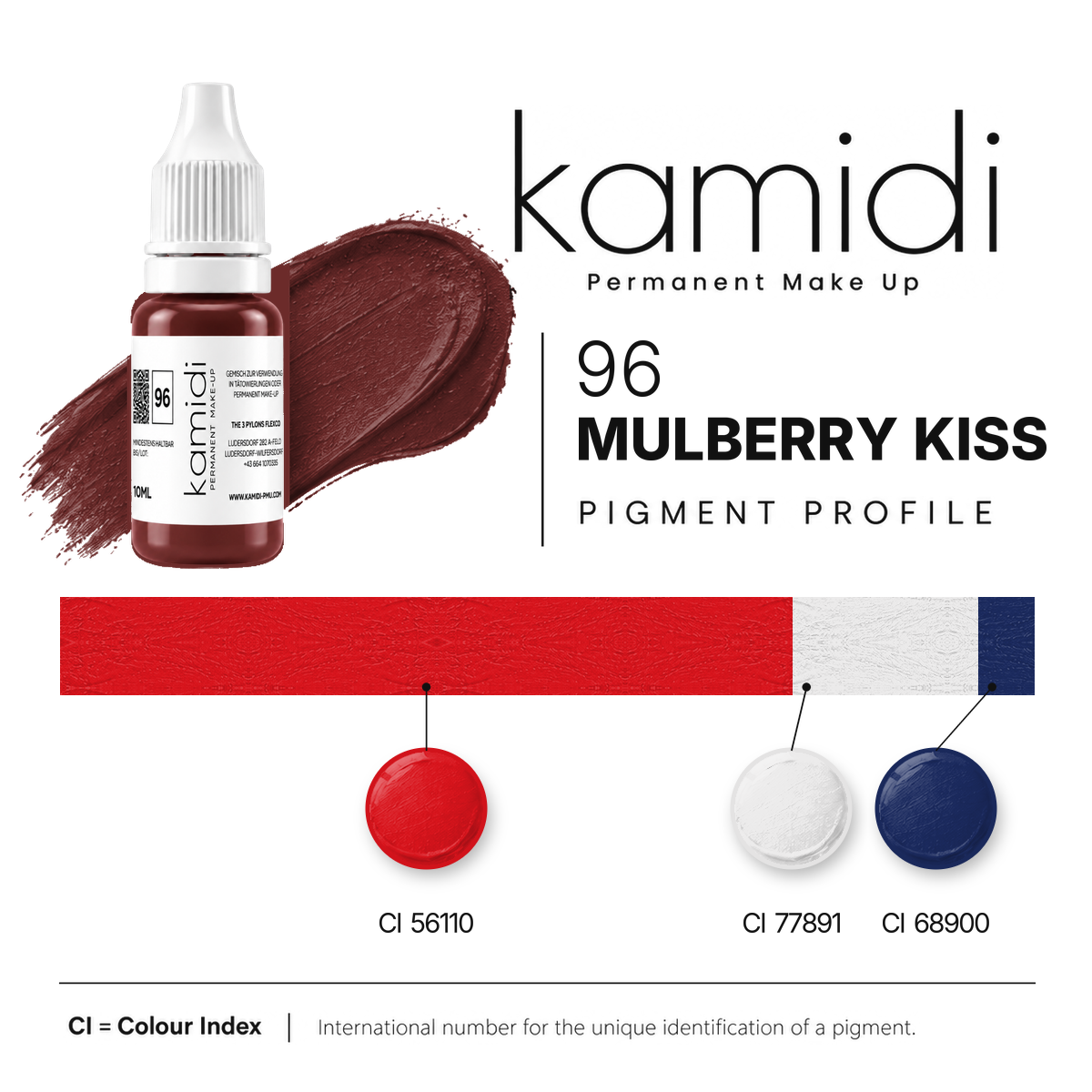 Kamidi 96 Mulberry Kiss | PMU Lippenpigment