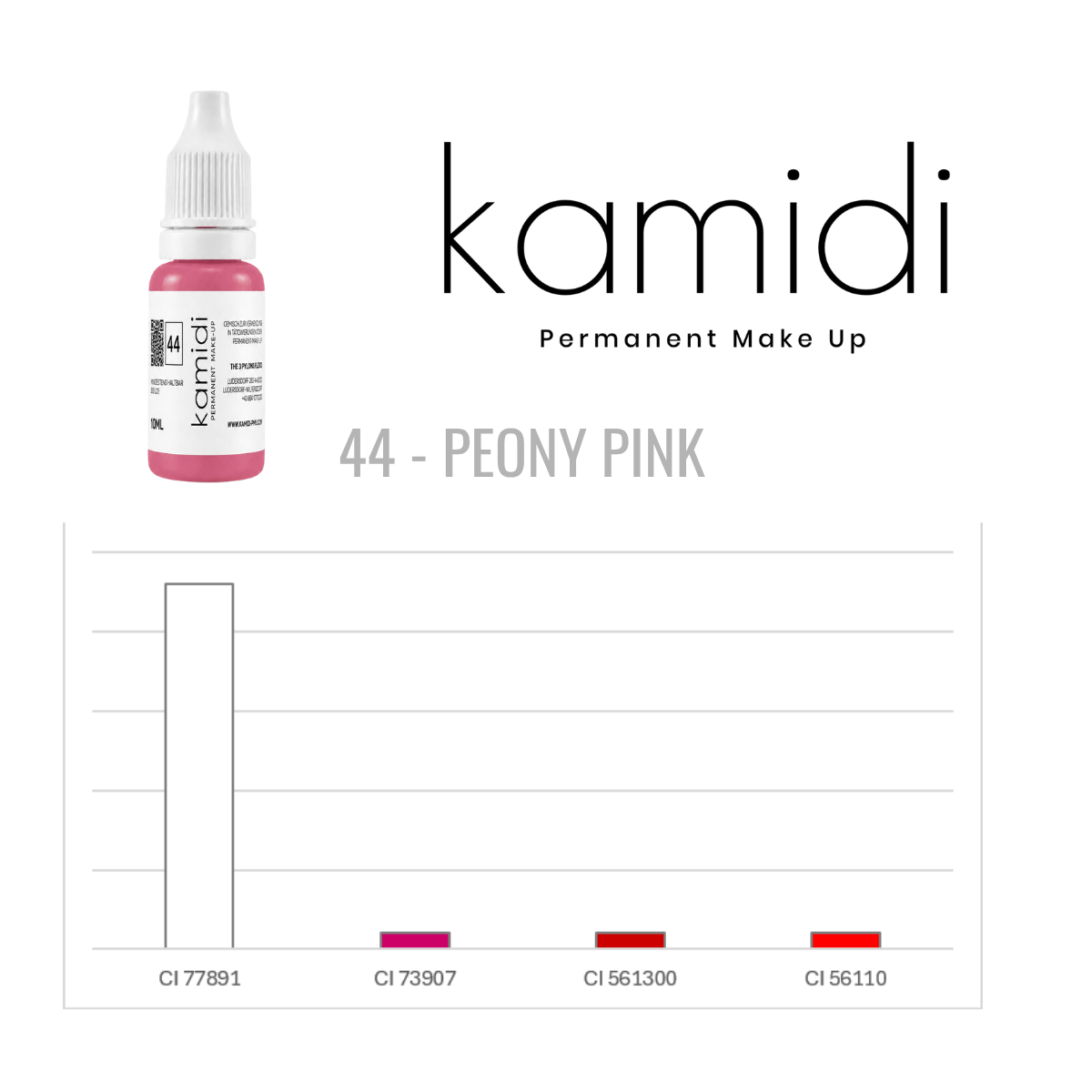 Kamidi 44 Peony Pink PMU Lippenpigment