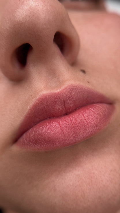 Kamidi 63 Raspberry Silk PMU Lippenpigment Vesna Bekic – Lippen abgeheilt, zweite Ansicht